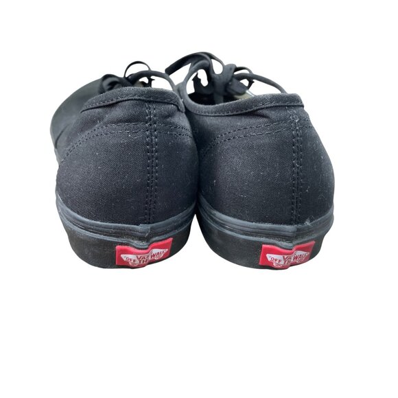 Vans Authentic Low-Top Black Canvas Sneakers Size 14 SKU 8777 - Picture 6 of 14